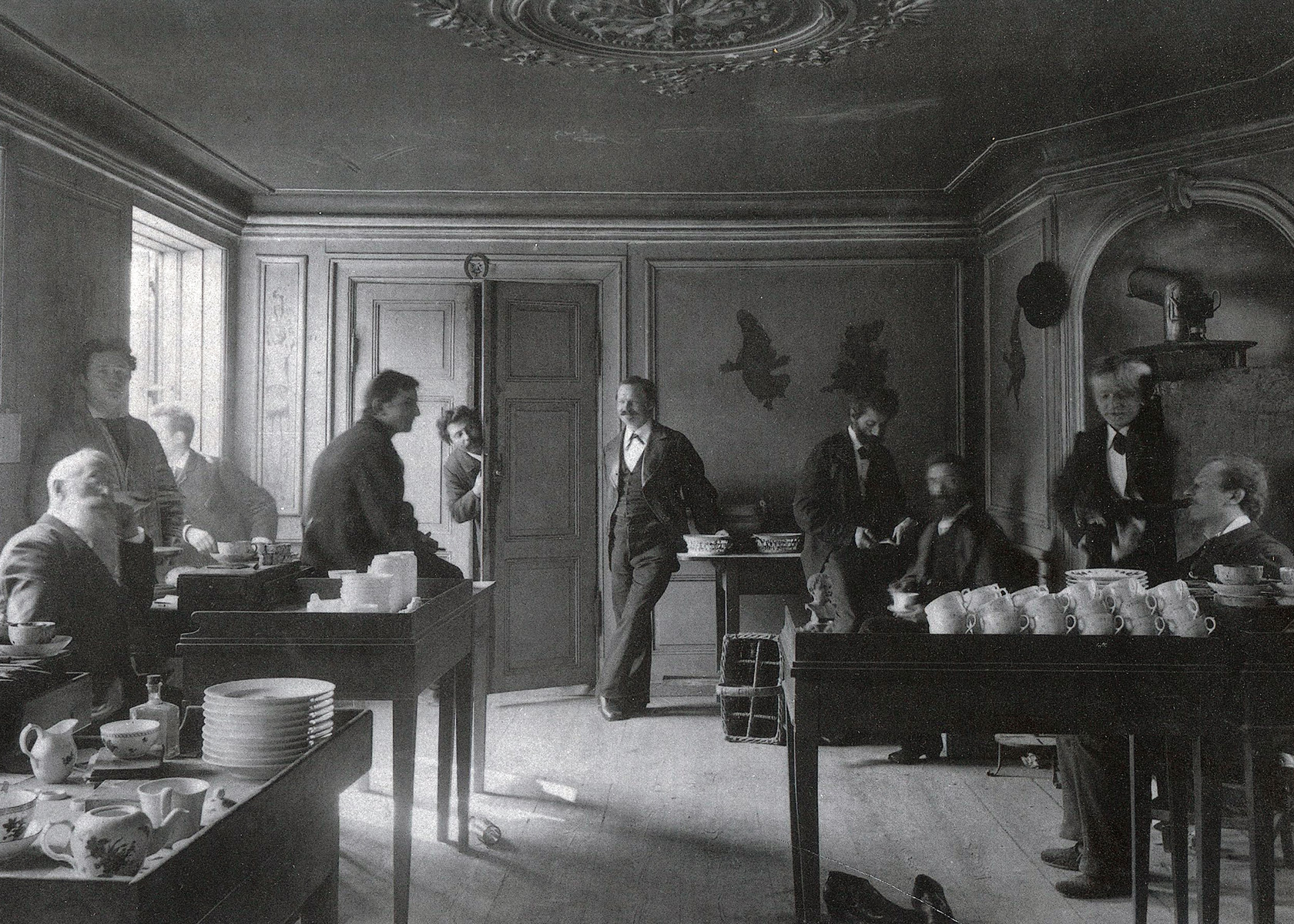 An Old image from the archives of the Royal Copenhagen factory